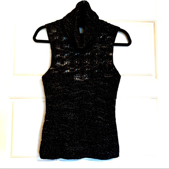 Sleeveless sweater turtleneck - Picture 1 of 6